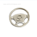 Car Steering Wheel Zinc Alloy Metal Keychain